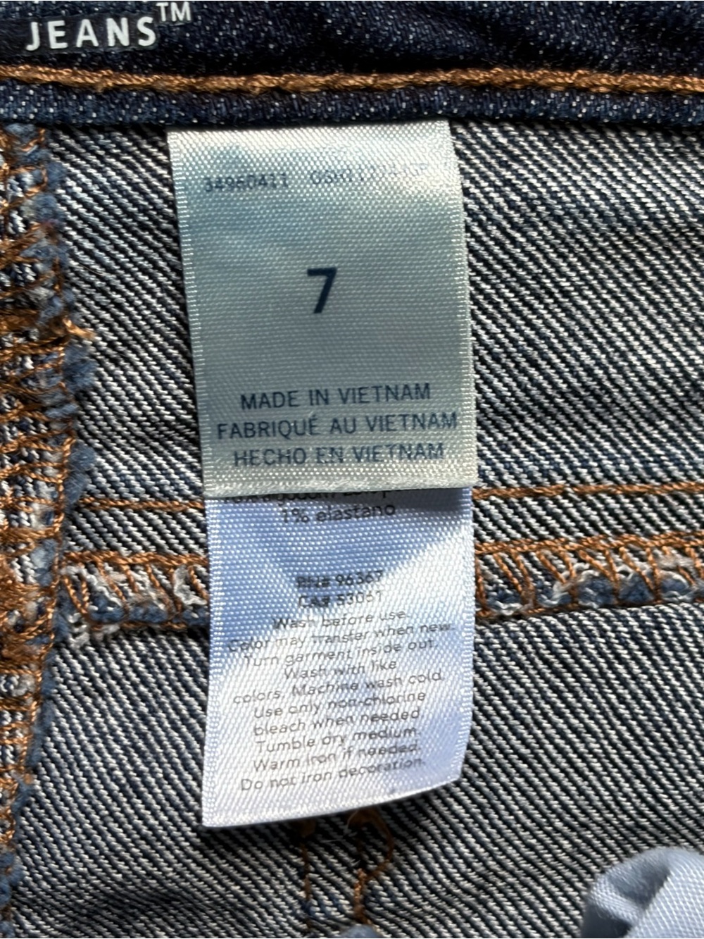 B'gosh super skinny size 7 kids jeans - Picture 3 of 3